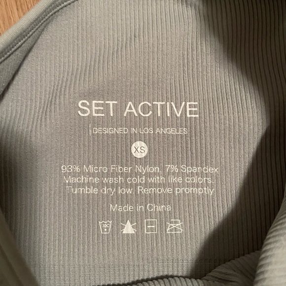 Set Active one shoulder ribbed bra - Picture 2 of 2